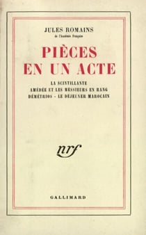 Pièces en un acte