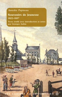 Souvenirs de jeunesse, 1822-1837 - Texte établi avec introduction et notes par