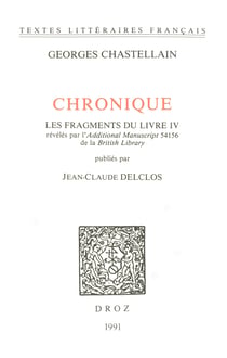Chronique. Les fragments du Livre IV révélés par l'Additional Manuscript 54156 de la British Library