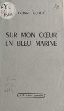 Sur mon cœur en bleu marine