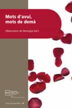 Mots d'avui, mots de demà
