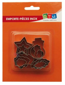 12 mini emporte-pièces Noël
