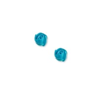 Lot de 12 petites roses azyme Patisdécor - Bleu -⌀ 4 cm - 18 g