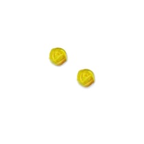 12 Petites roses jaunes en azyme - Patisdécor