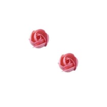 Lot de 12 petites roses azyme Patisdécor - Rose - ⌀ 4 cm - 18 g