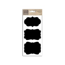Lot de 12 stickers ardoise - baroque