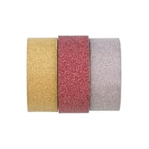 Lot de 3 rubans adhésifs - Paillettes - Cultura