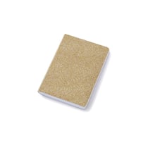 Carnet A6 - Doré – 96 pages – Paillettes – Cultura