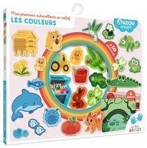 Mes premiers autocollants en relief - les couleurs