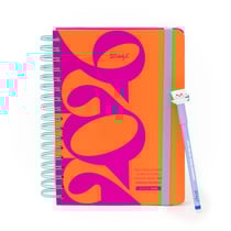 Agenda civil semainier 2026 Mr. Wonderful - 17 x 22,5 cm - Continue d'essayer