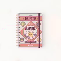 Agenda civil semainier 2026 Mr. Wonderful - 13,4 x 17,5 cm - Objectif de la semaine