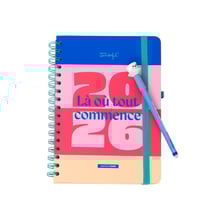 Agenda civil semainier 2026 Mr. Wonderful - 17 x 22,1 cm - Là où tout commence