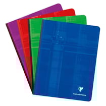 Cahier Clairefontaine - Modèles aléatoires - 17 x 22 cm - 192 pages petits carreaux - Vendu à l'unité