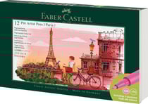 Lot de 12 feutres Faber Castell - Pitt Artist Pens - Paris