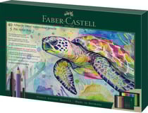 Coffret Faber Castell - 40 crayons aquarellables A.Dürer et 5 feutres Pitt Artist Pens