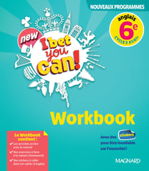 New I Bet You Can : anglais : 6e - Workbook (édition 2025)