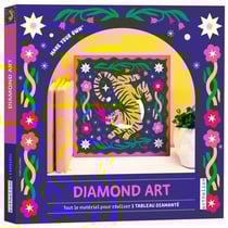 Diamond art : Tout le matériel pour réaliser un tableau diamanté