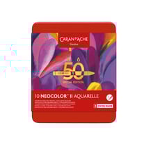 Pastels à la cire aquarellables Caran d'Ache - Neocolor II 50 ans Edition Spéciale - Assortiment POP