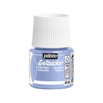 Pot 45 ml de peinture tissu Pébéo Setacolor Collection - Bleu céleste - Opaque 