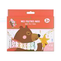 Maxi feutres lavables x12