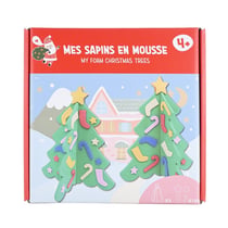 Mes 2 sapins en mousse