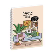 Agenda semainier 2026 de bureau Gomargu 15 x 21 cm Janvier à Décembre 2026