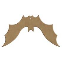 Support à décorer chauve-souris pendue Gomille - 14 x 8 cm - Médium