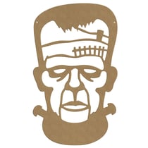 Support tête de Frankenstein Gomille - 29 x 49 cm - Médium