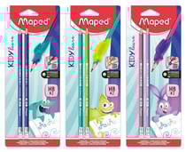 Set de 2 crayons graphite Maped - Kidy Learn - HB - Guide doigts amovible