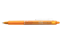 Stylo Roller Pilot - FriXion Ball Clicker - Roller Encre Gel - Orange abricot - Pointe Moyenne