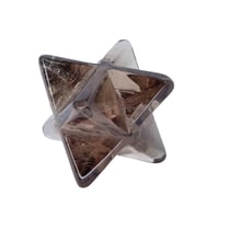 Merkaba quartz fumé