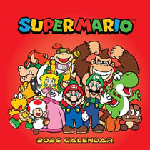 Calendrier mural 2026 Grupo Erik - Super Mario - 30 x 30 cm