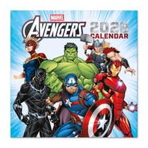 Calendrier mural 2026 - Marvel Les Avengers - 30 x 30 cm