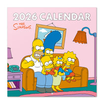 Calendrier 2026 - Les Simpson - 30 x 30 cm