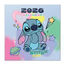 Calendrier 2026 Stitch - Lilo et Stitch - 30 x 30 cm