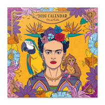 Calendrier mural 2026 - Frida Kahlo - 30 x 30 cm