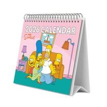 Calendrier de bureau 2026 - Les Simpson
