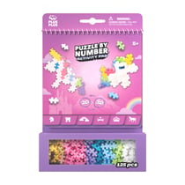 Puzzle by numbers 125 pièces - Conte de fée - Plus Plus