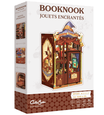 Maquette DIY Book Nook 107 pièces - Vitrine des jouets enchantés - Cutebee