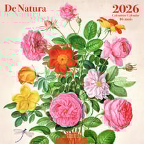 Calendrier mural 2026 Editions du Désastre - De Natura - 30 x 30 cm