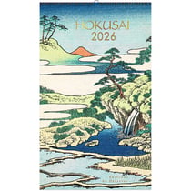 Calendrier mural 2026 - Hokusai - 29 x 49 cm