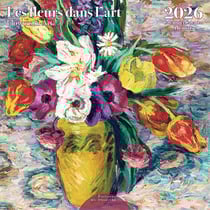 Calendrier 2026 Editions du désastre - 30 x 30 cm - Les fleurs dans l'art