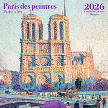 Calendrier mural 2026 Editions du désastre - 30 x 30 cm - Paris des peintures