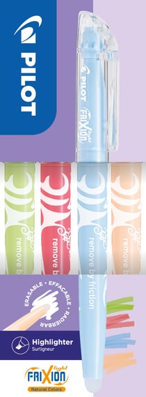 Lot de 4 stylos Pilot - FriXion Light - Pointe moyenne
