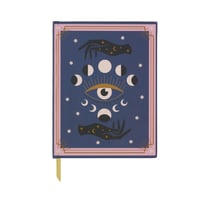 Carnet Designworks - 15,2 x 20,3 cm - Moon phases - 192 pages lignées