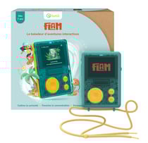 Baladeur d'aventures interactives FLAM avec coque verte - Lunii