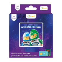 Les aventures Intergalac'briques - Livre audio interactif - Dès 5 ans - pour Ma Fabrique à Histoires