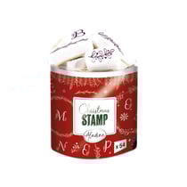 Lot de 54 tampons Aladine - Alphabet Noël