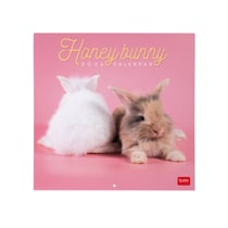 Calendrier mural 2026 Legami - Honey Bunny - 30 x 29 cm