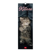 Calendrier mural 2026 Legami - Kittens - 16 x 49 cm